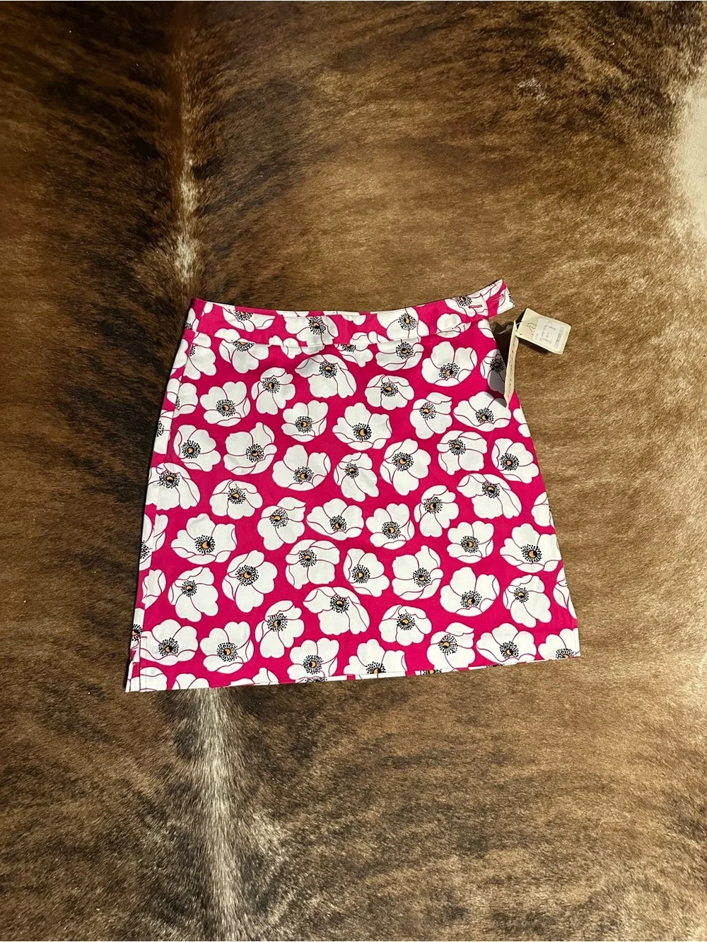 EP Pro Pink and White Floral Golf Skort Size 4
